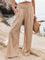 Remi Wide-Leg Linen Trousers - Beige