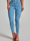 Violet High-Waisted Skinny Jeans