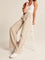 Millie Wide Leg Trousers - Beige