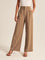 Millie Wide Leg Trousers - Brown