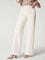 Emma Pull-On Wide-Leg Jeans - White