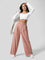 Luna Wide-Leg Palaz Pants - Pink