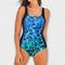 Dorian - Shaping Swimsuit - Blue-White