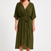 Daphne - Elegant Plus-Size V-Neck Maxi Dress
