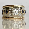 Retro Gold Plated Zirconia Ring