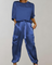 Miriam - Silky Cargo Lounge Set - Blue (Almost sold out)