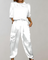 Miriam - Silky Cargo Lounge Set - White