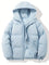 Anna™ - Lined Winter Jacket with Hood - Light blue