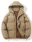 Anna™ - Lined Winter Jacket with Hood - Khaki