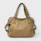 Olivia - Elegant Hobo Shoulder Bag - Khaki