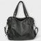 Olivia - Elegant Hobo Shoulder Bag - Black