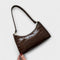 Olivia - Shiny Leather Bag - Brown