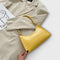 Olivia - Shiny Leather Bag - Yellow