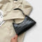 Olivia - Shiny Leather Bag - Black
