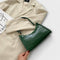 Olivia - Shiny Leather Bag - Green