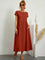 Cindy | Stylish Casual Maxi Dress - Brown