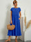 Cindy | Stylish Casual Maxi Dress - Blue