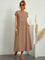 Cindy | Stylish Casual Maxi Dress - Khaki