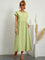 Cindy | Stylish Casual Maxi Dress - Green