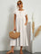 Cindy | Stylish Casual Maxi Dress - White