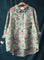 Caroline | Cotton Linen Floral Blouse - Pistachio