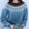 Elira™ -  Knitted Sweater - Light Blue