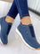 Nova Slip-On Sneakers - Blue