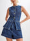 Nova Denim Vest & Shorts Set - Blue
