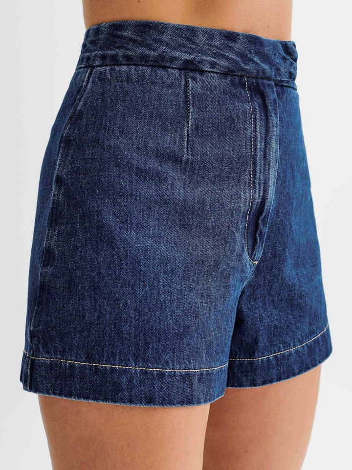 Nova Denim Vest & Shorts Set