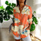 Carla | Stylish Button-Down Shirt - Orange