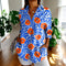 Carla | Stylish Button-Down Shirt - Blue