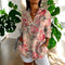 Carla | Stylish Button-Down Shirt - Flowers