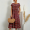 Rosalie™ Elegant Women's Dress - Red