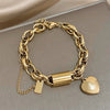 Heartened Chunky Bracelet | Gold 18k