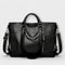 Olivia - Large Leather Bag - Black
