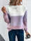 Daphne - Ombre Knit Jumper - Purple