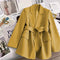 Lily™ - Trendy Lace-up Blazer - Green