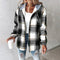 Martina™ | Women's Mesh Button Placket Jacket - Black