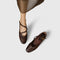 Kymberly | Orthopedic Flat Shoes - Coffee color