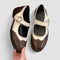 Auryzhel | Orthopedic Mary Jane Shoes - Brown