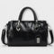 Olivia - Elegant Duffel Bag - Black