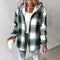 Martina™ | Women's Mesh Button Placket Jacket - Green