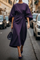 Louise | Maxi Length Evening Dress with Belt - Viola