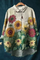 Isabelle | Stylish Floral Button-Down Shirt - Beige
