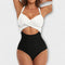 Piera - Swimsuit - White & Black