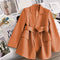 Lily™ - Trendy Lace-up Blazer - Orange