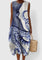 Alizhyah | Elegant Ocean Blue Dress - Ocean Blue