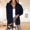 Marti - Warm Women Jacket - Navy Blue