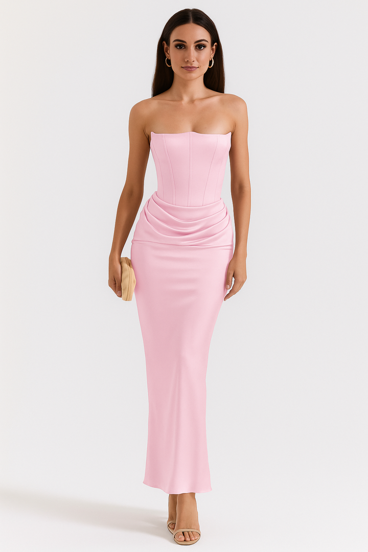 Vera - Strapless Elegant Maxi Dress