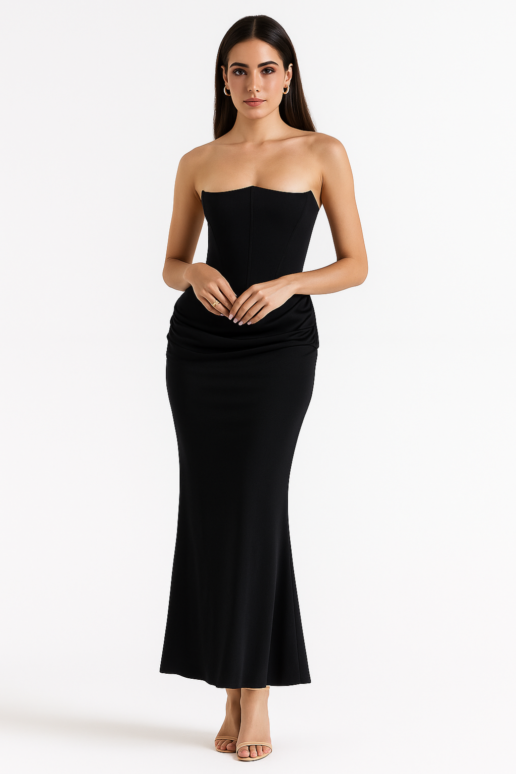 Vera - Strapless Elegant Maxi Dress